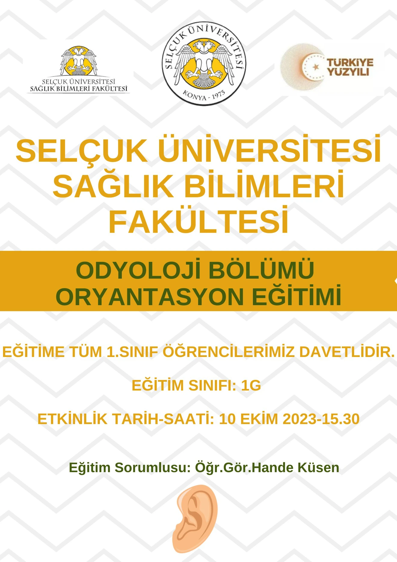 ODYOLOJİ BÖLÜMÜ ORYANTASYON EĞİTİMİ